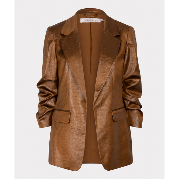 Esqualo - Bruin Blazer leatherlook Bruin 32