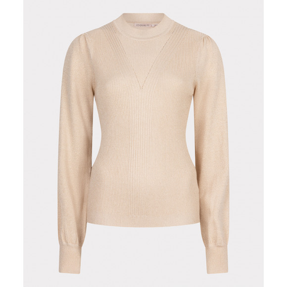 Esqualo - Zand Pullover lurex Zand S - Maat S