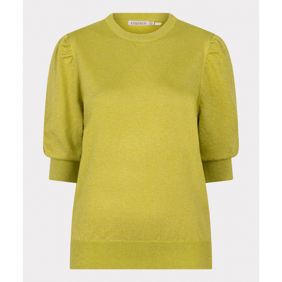 Esqualo - Groen Pullover lurex Groen L - Maat L