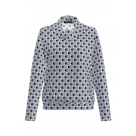Frank Walder - Zand Blouson col print Zand 48 - Maat 48