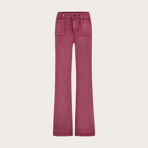 Florez - Bordeaux | Dames | Jeans | Bordeaux | 34 | regular | Kamst mode