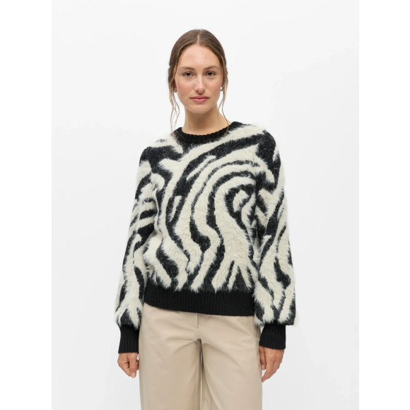 Object - Zwart | Dames | Trui | Zwart | XL | regular | Kamst mode