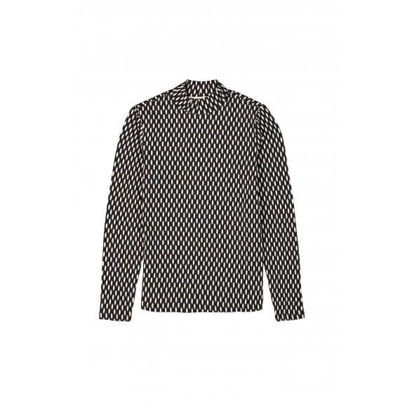 GARCIA Dames T-shirt Zwart - Maat XS
