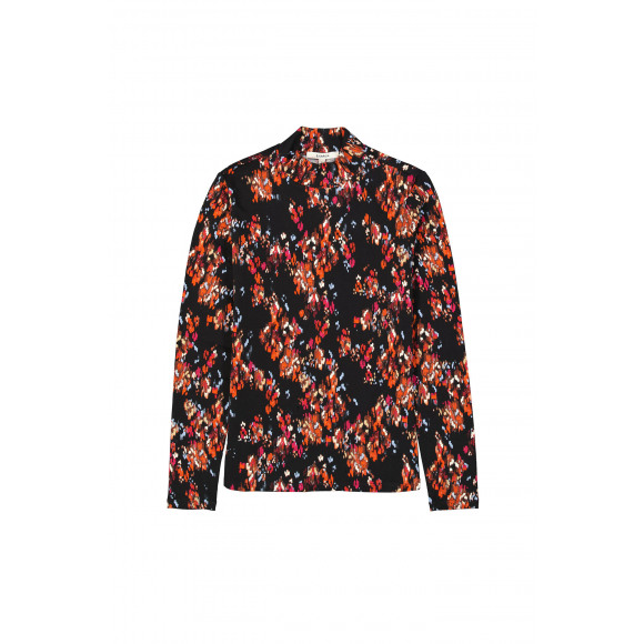 GARCIA Dames T-shirt Zwart - Maat XS