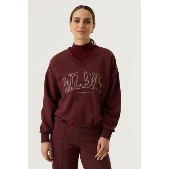 Garcia - Rosewood | Trui | unisex |rosewood | Kamst mode