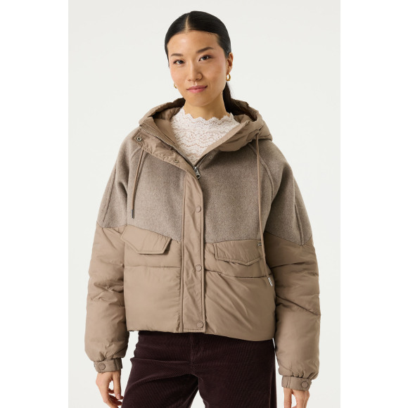 Garcia - Dusky taupe | unisex | Jas | dusky taupe | XL | regular | Kamst mode
