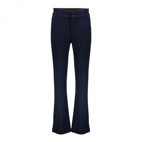Geisha - Blauw Pantalon effen Blauw XS