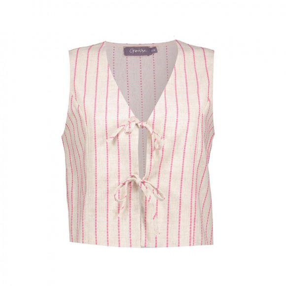 Geisha - Beige | unisex | Gilet | Beige | XS | regular | Kamst mode