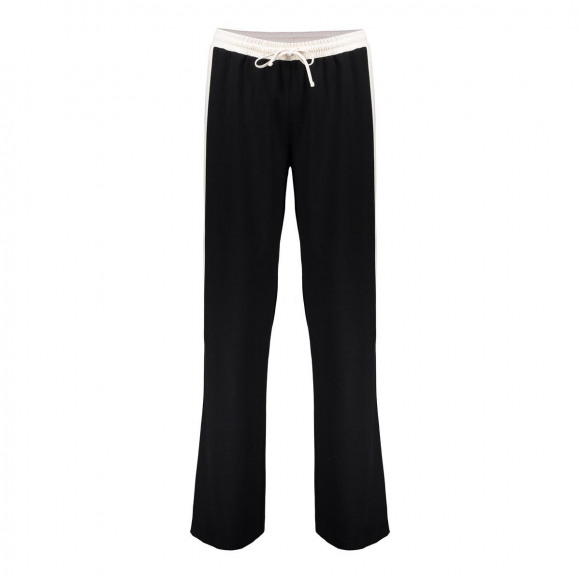 Geisha - Zwart Pantalon met bies Zwart M