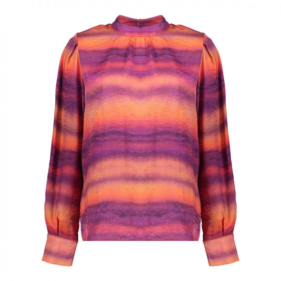Geisha Blouse Blouse Met Print 43932 20 000380 Purple/orange Combi Dames Maat - 3XL