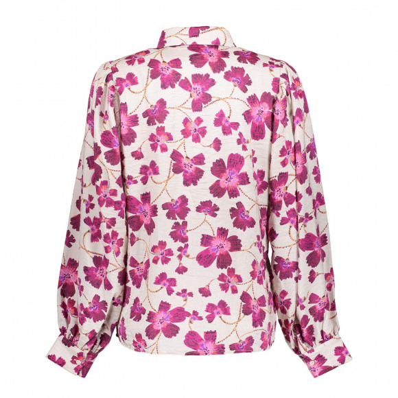 Geisha - Light sand Blouse bloemenprint light sand 3XL - Maat 3XL