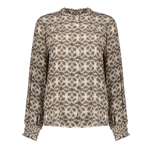 Geisha - Anthracite Blouse print anthracite 3XL - Maat 3XL