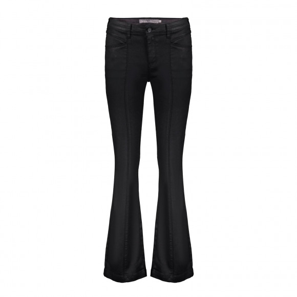 Geisha - Black Jeans flared coating black M - Maat M