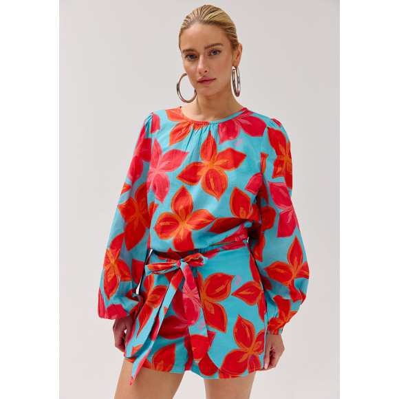 Harper & Yve - Aqua | Dames | Broek | Aqua | XL | regular | Kamst mode
