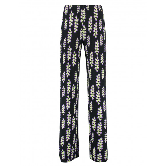 Harper & Yve - Zwart Broek print Zwart XS - Maat XS