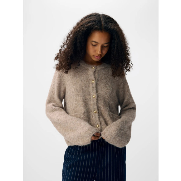 Object - Beige | Vest | Dames |Beige | Kamst mode