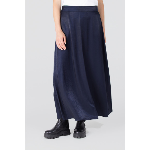Jansen Amsterdam - Dark Blue | Dames | Rok | Dark Blue | 46 | regular | Kamst mode