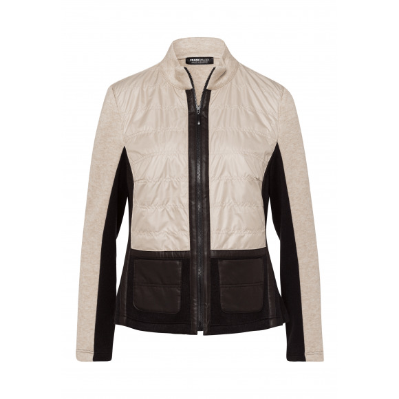 Frank Walder - Bruin Jasje colorblock Bruin 40