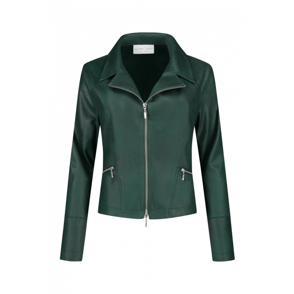 Helena Hart - Groen Biker jasje Groen XS - Maat XS