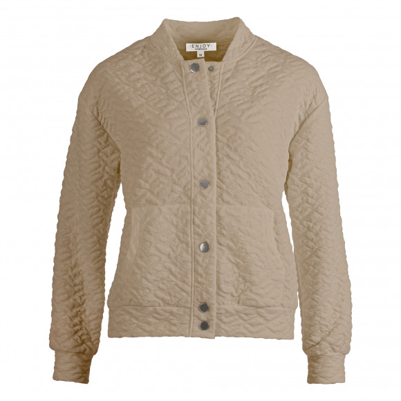 Enjoy - Beige Jasje structuur Beige XL