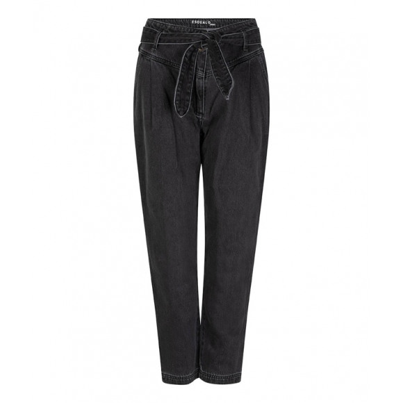 Esqualo - Grijs Jeans paperbag Grijs 36 - Maat 36