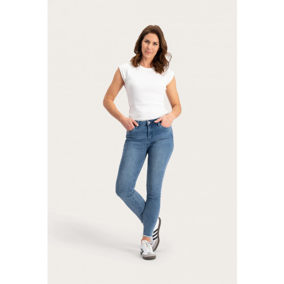 Florez - Blauw Jeans skinny Blauw 26 - Maat 26