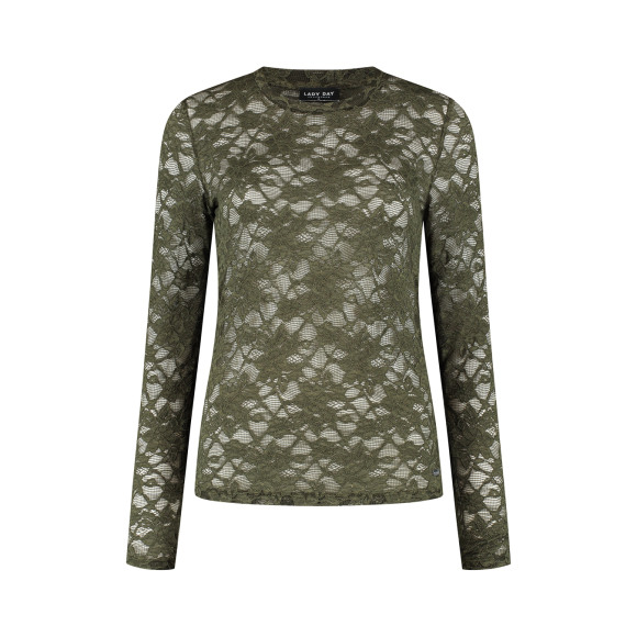 Lady day - Khaki | Top | Dames |Khaki | Kamst mode