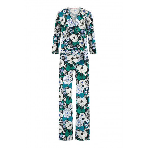 Studio Anneloes - Groen Jumpsuit flower Groen M - Maat M