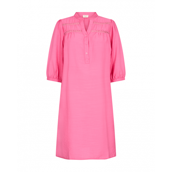 FreeQuent - Roze Jurkje kantje Roze S - Maat S