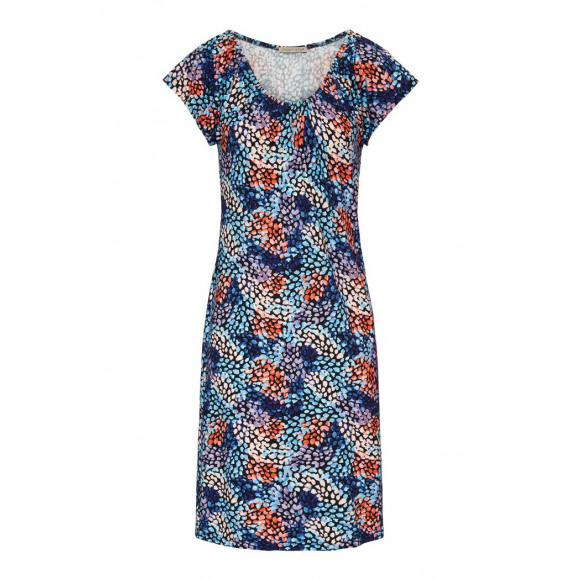 Dreamstar - Blauw Jurkje stipprint Blauw XXL - Maat XXL