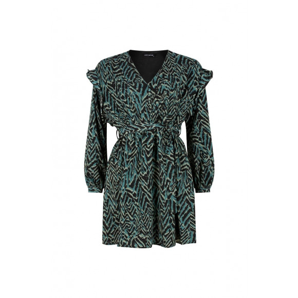 Lofty Manner - Blauw Jurkje zebra Blauw M
