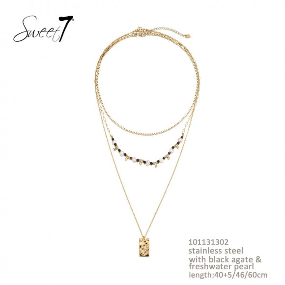 Sweet 7 - Goud Ket. 3 in 1 Goud One Size - Maat One Size