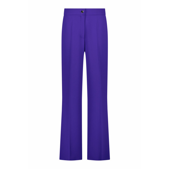 Label Dot - Paars Pantalon effen Paars 36 - Maat 36