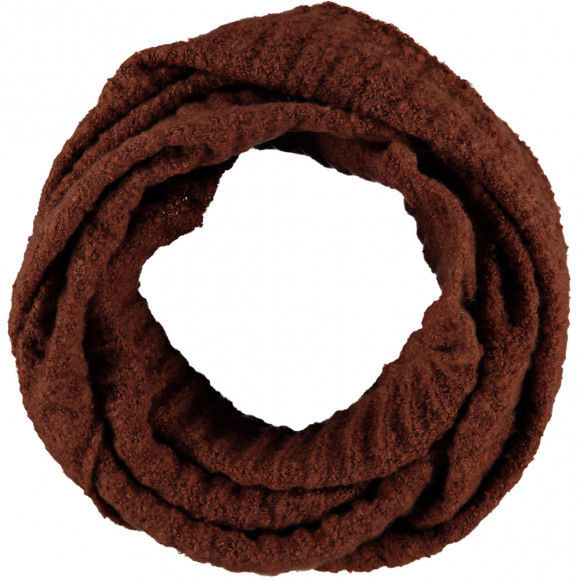 Sarlini - Bruin Ladies knit snood Bruin One Size - Maat One Size