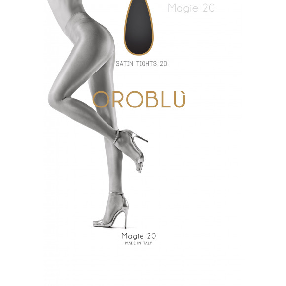 Oroblu - Zwart Magie 20 Panty Zwart 40-42 - Maat 40-42