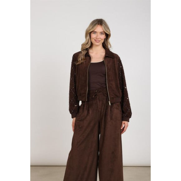 Nukus - Chocolade | Jasje | Dames |Chocolade | Kamst mode