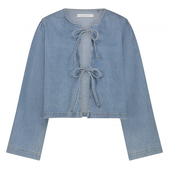 Nukus - Blauw | Dames | Spijkerjas | Blauw | L | regular | Kamst mode