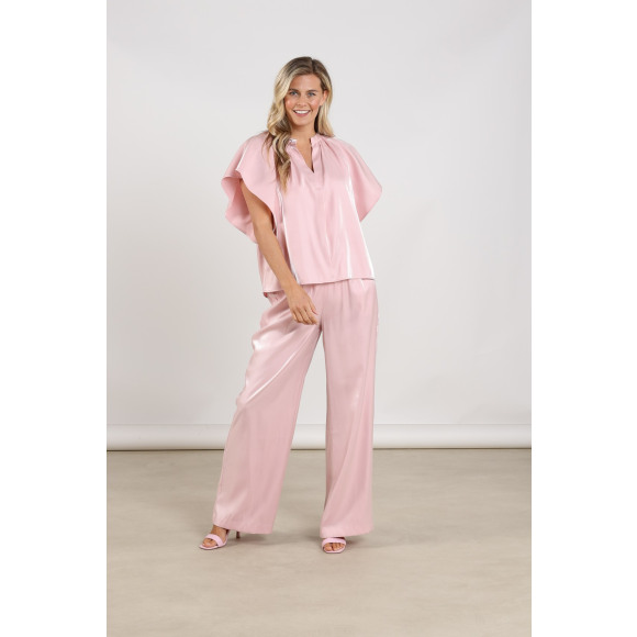 Nukus - Roze | Dames | Broek | Roze | 3XL | regular | Kamst mode