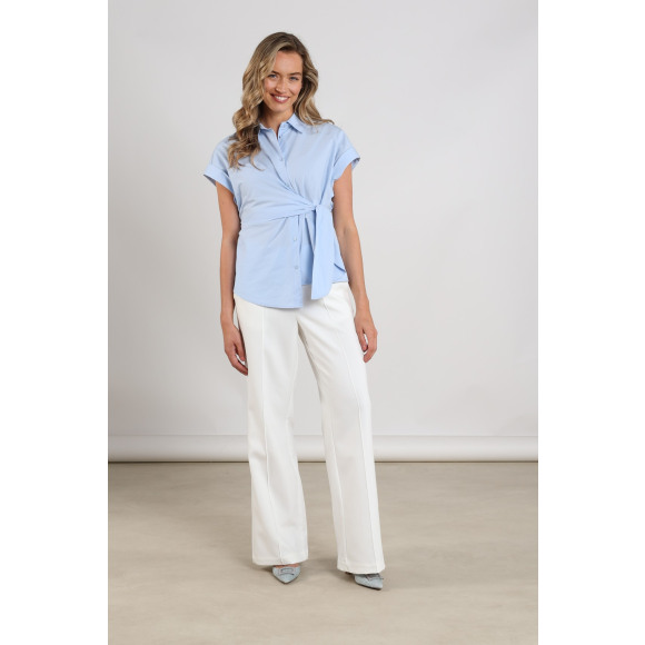 Nukus - Licht Blauw | Dames | Blouse | Licht Blauw | 3XL | regular | Kamst mode