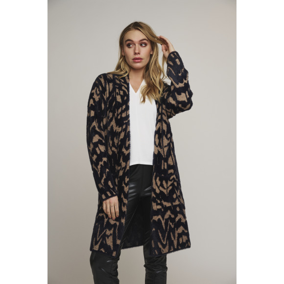 Rino & Pelle - Zwart Vest halflang harig Zwart XXS