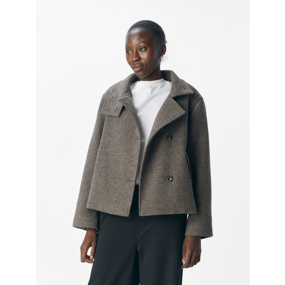 Object - Bruin | Jas | Dames |Bruin | Kamst mode