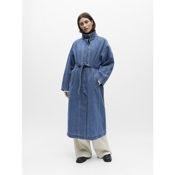 Object - Jeansblauw | Dames | Jas | Jeansblauw | 44 | regular | Kamst mode