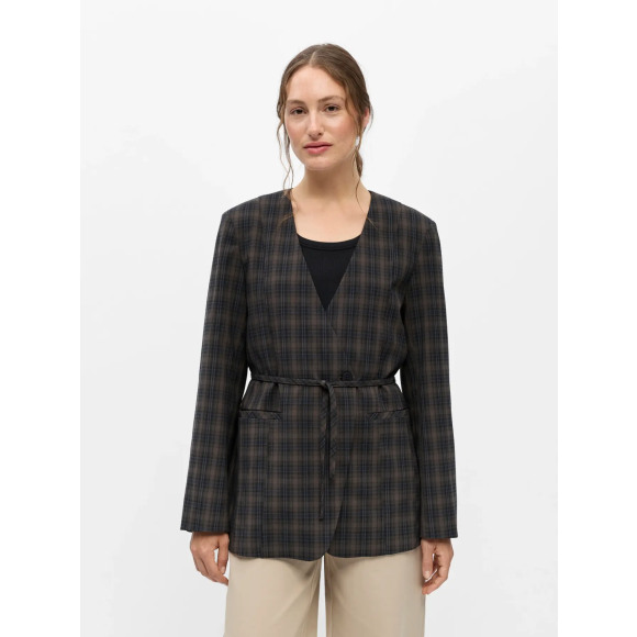 Object - Bruin | Blazer | Dames |Bruin | Kamst mode