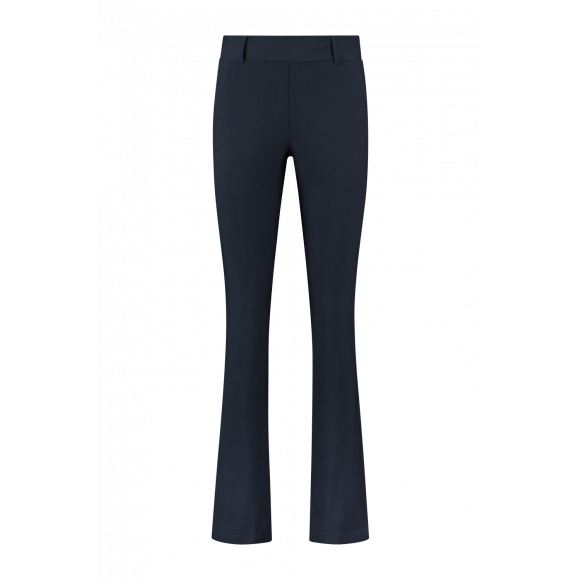 Helena Hart - Blauw Pantalon flair transfer Blauw XS - Maat XS