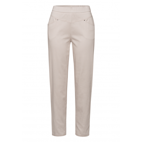 Frank Walder - Bruin Pantalon printje Bruin 38 - Maat 38