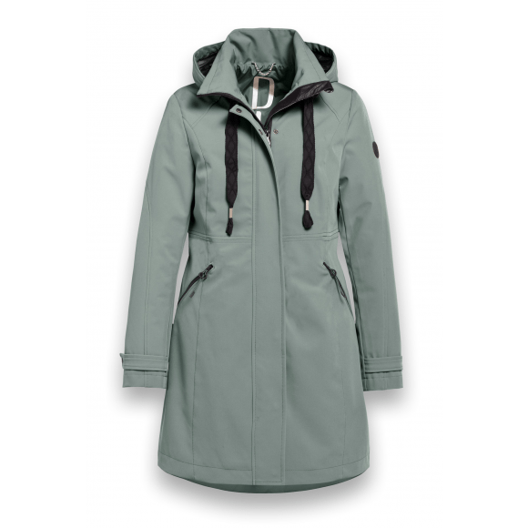 District - Groen Parka softshell Groen 38 - Maat 38