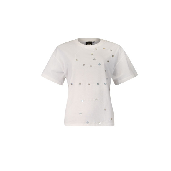 Poools - Off White | Top | Dames |Off White | Kamst mode