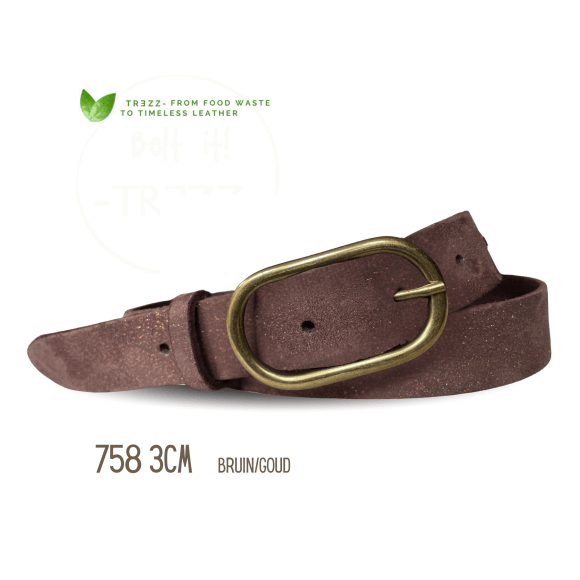Trezz - Bruin | Riem | Dames |Bruin | Kamst mode