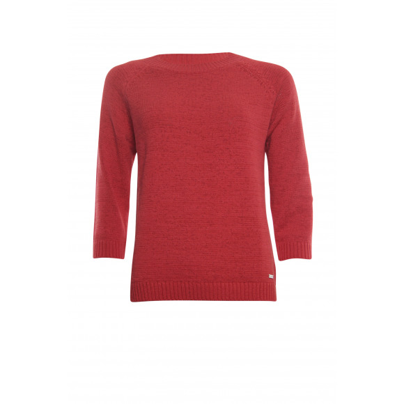 Roberto Sarto - Rood Pullover bandjesgaren Rood 44 - Maat 44