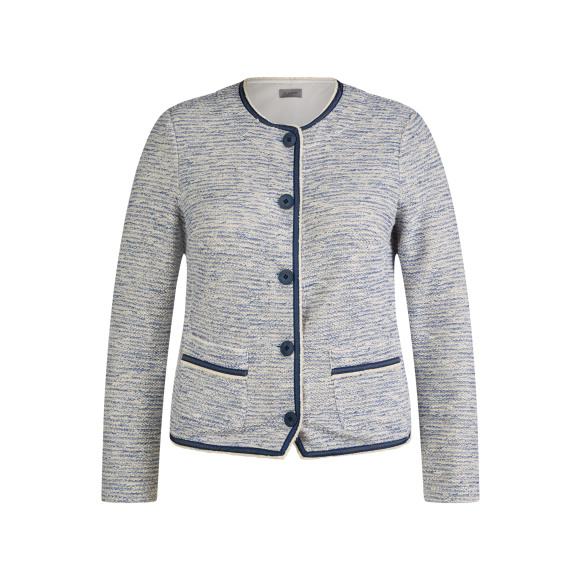Rabe - Jeansblauw | Dames | Vest | Jeansblauw | 48 | regular | Kamst mode